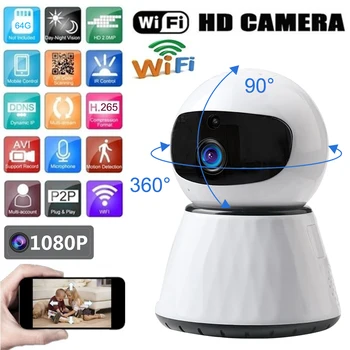 

1080P Full HD Mini Baby Monitoring IP Camera WIFI Two Way Audio Night Vision Wireless video CCTV Camcorder Home Security Nanny
