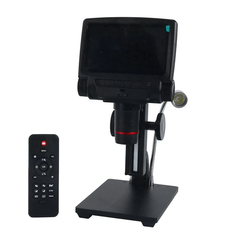 ADSM301 5 дюймов ЖК-дисплей 1080P Беспроводной дистанционного Управление Цифровые микроскопы с Регулируемая подставка, HDMI/VGA/AV/USB Выход Камера видео Recor