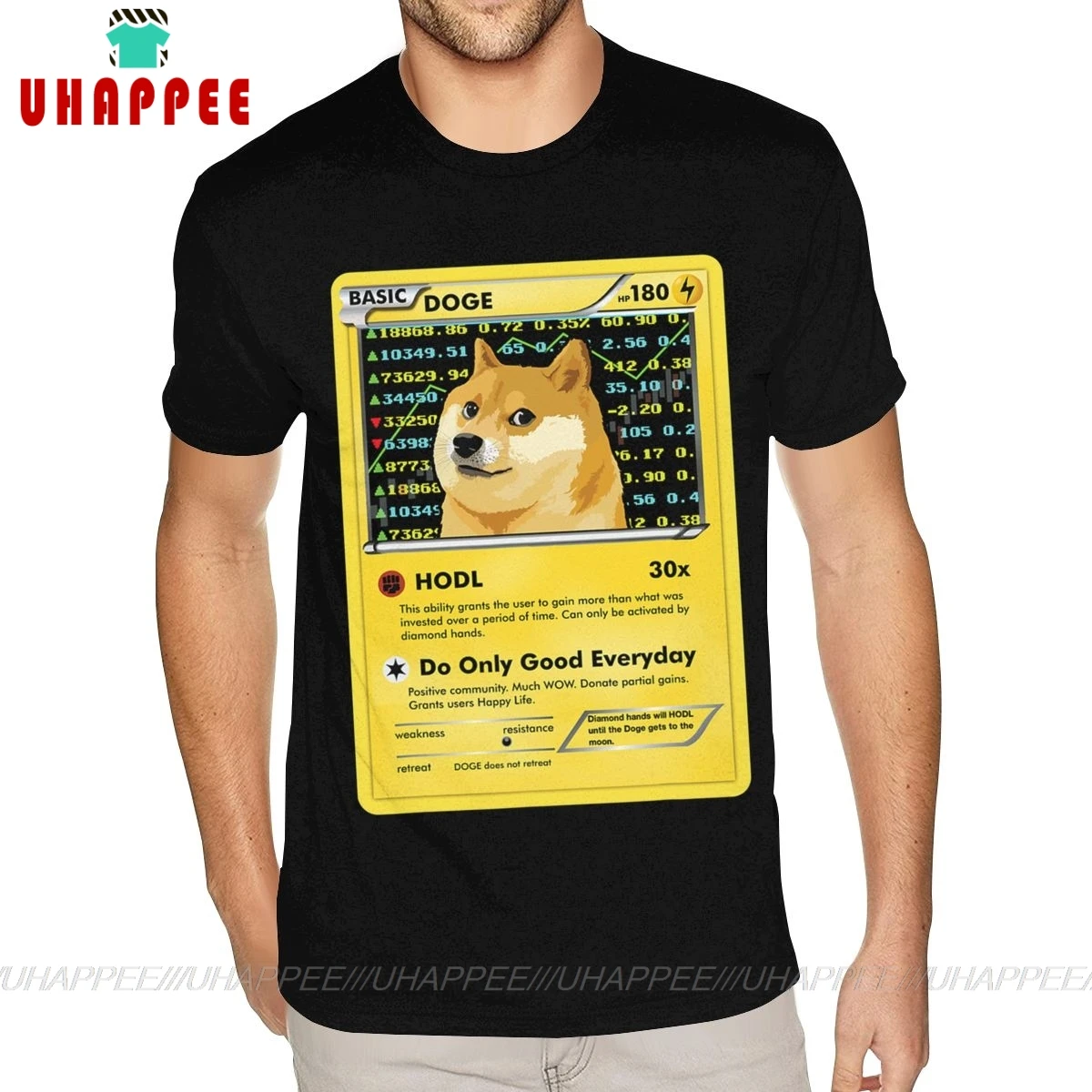 Design Funny Dogecoin T Shirt Doge Hodl Card Crypto Meme Men Kids T-shirts  Custom Short Sleeve Mens Mens S-6xl Black T Shirt - T-shirts - AliExpress