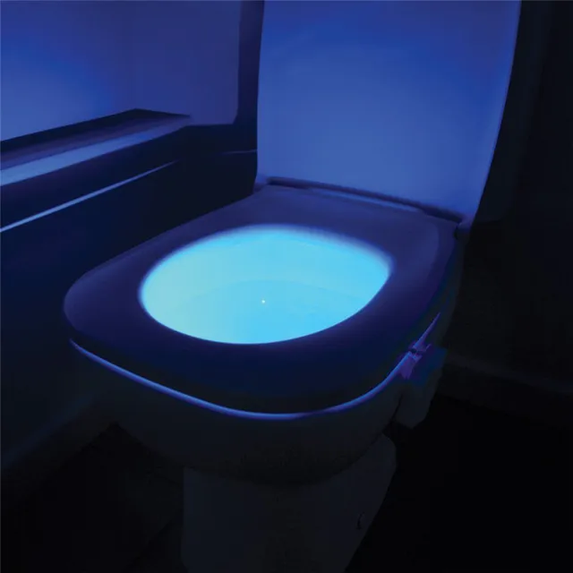 Caravan rv camping car toilet seat night light smart pir motion sensor waterproof backlight motorhome caravan wc toilet light