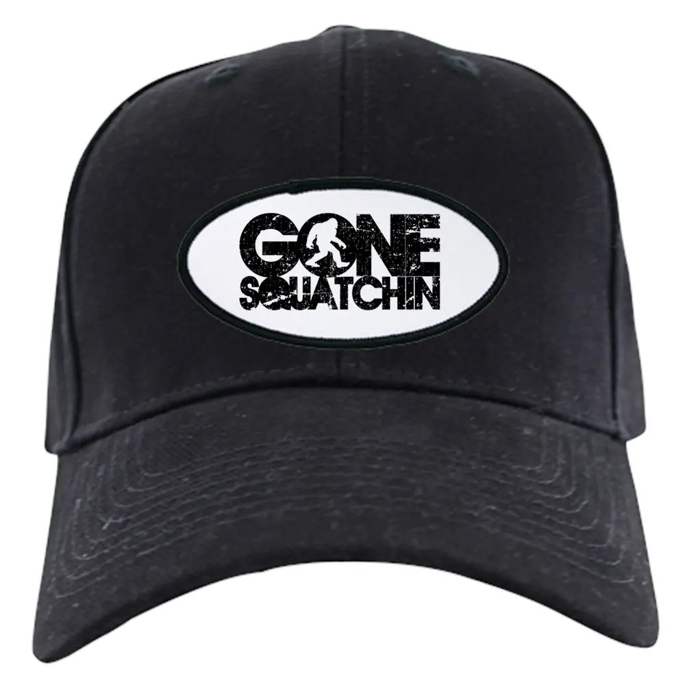 Черная бейсбольная кепка Gone Squatchin, Новая Черная кепка