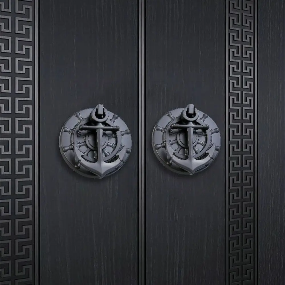 Description Picture 2 of itemEuropean Ancient Boat Sailing Anchor ZAMAC Door Knocker Handle Tirador Aldaba