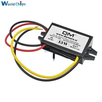

DC/DC Buck Converter Regulator 12V to 5V 3A 15W Car Monitor Power Supply Auto Car Power Converter Regulator Adapter For Car