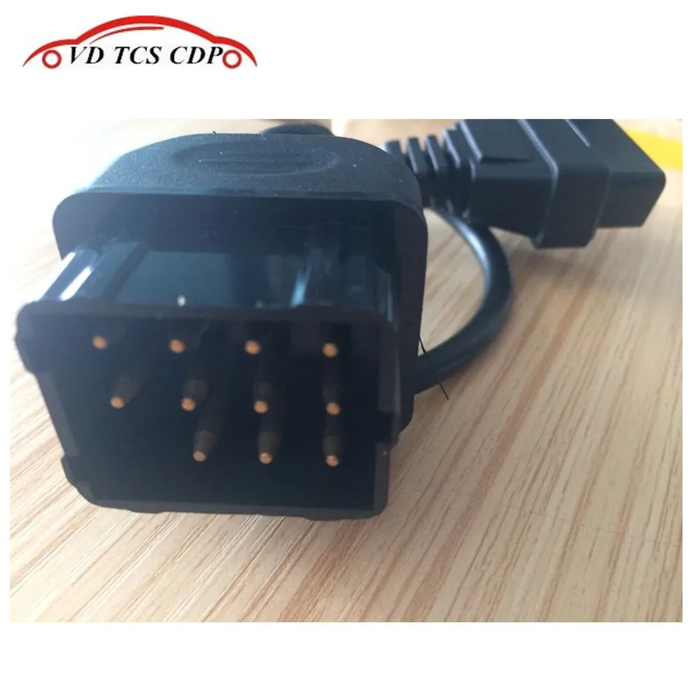 Газ 12 штепселный 12Pin мужской to OBD OBD2 OBDII DLC 16 Pin 16Pin Женский адаптер автомобильного