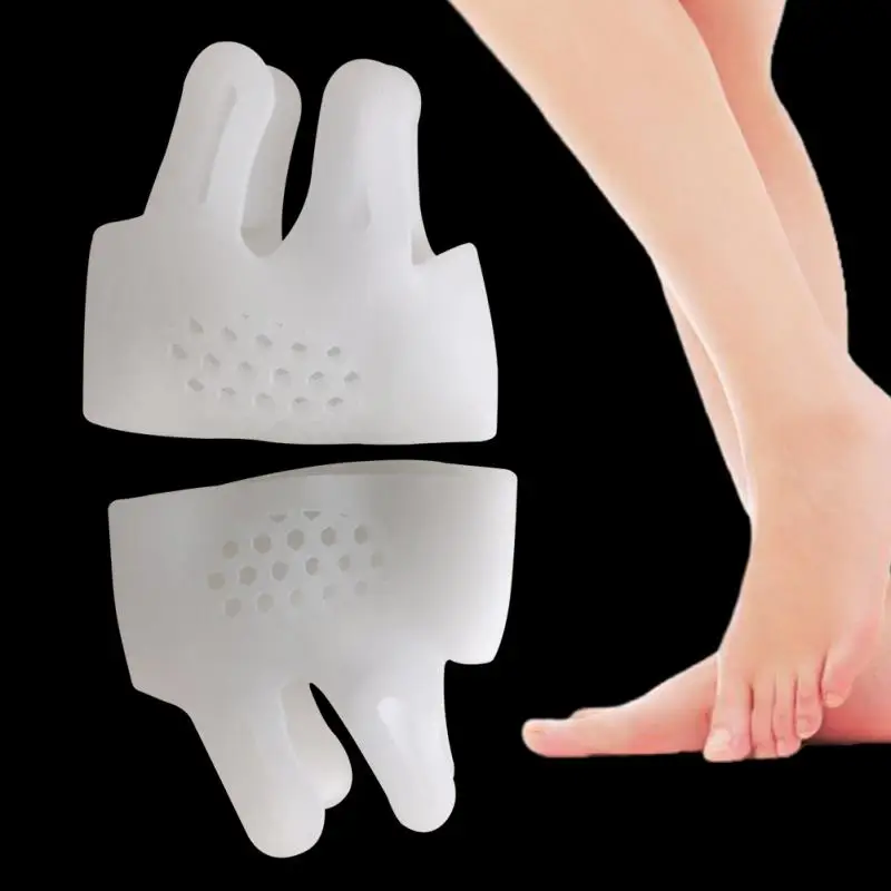 

1 Pair Thumb Correction Hallux Valgus Straighten Toe Device Five Fingers Separator Toe Holder Toe Silicone Feet care Correction