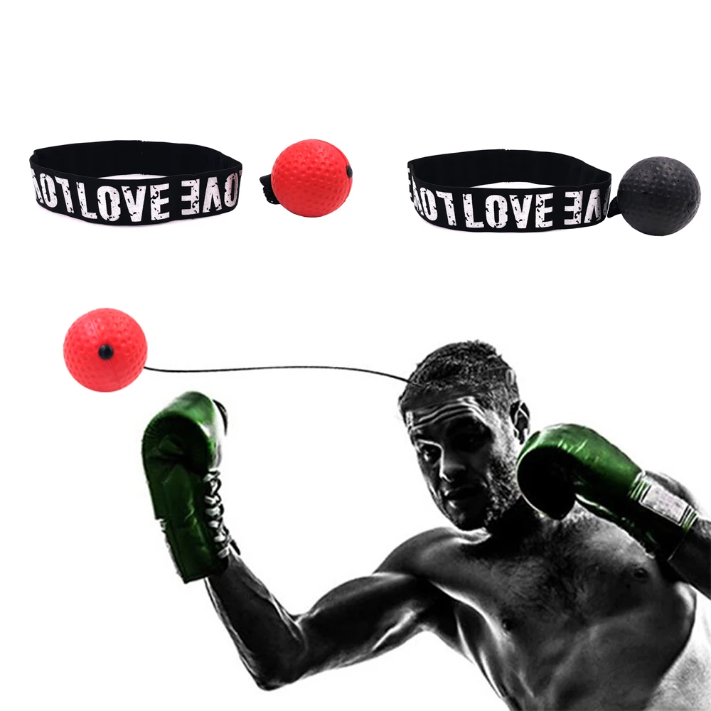Boxing Reflex Speed Punch Ball MMA Sanda Boxer Raising Reaction Force Hand Eye Training Set Stress Boxing Muay Thai Exercise