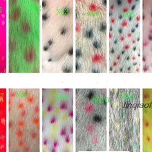 Высококачественная одежда из жаккардового меха кролика, лисы, искусственный мех Ткань