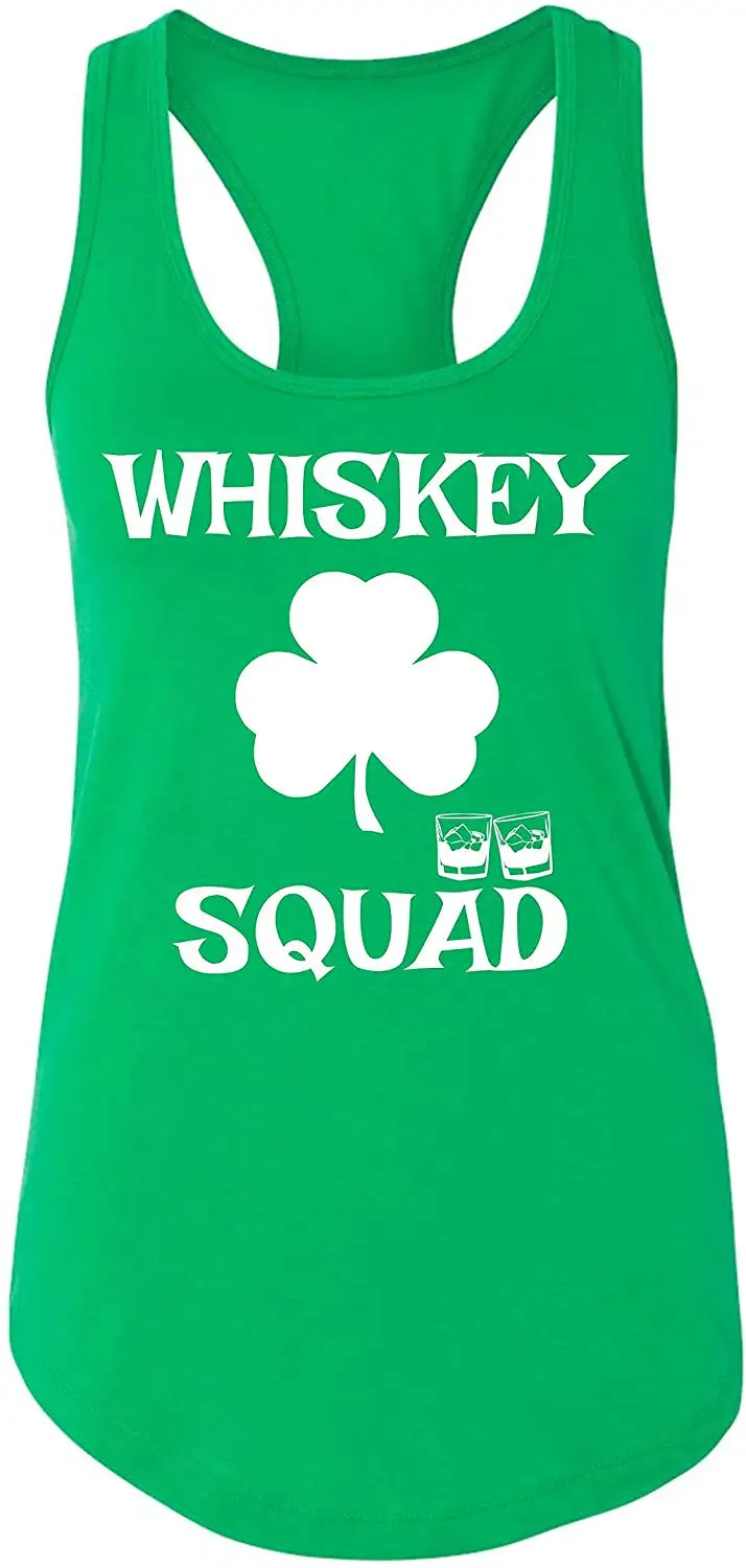 Whiskey Squad смешной День Святого Патрика ирландский Трилистник питьевой женщины майка-зеленый Newunisex Мужская Женская толстовка с капюшоном