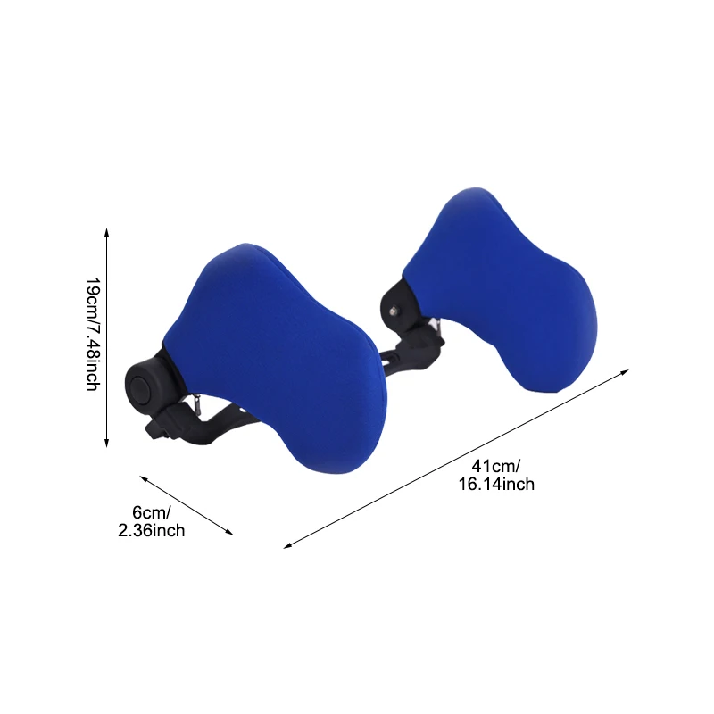  Cotton Car Seat Headrest Neck Pillow Neck Support Can Feel Free Adjustment Angle Rest Pad Travellin