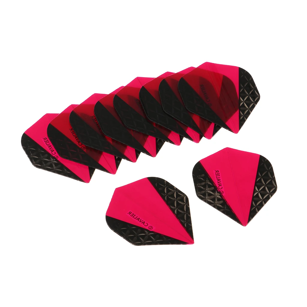 10Pcs Standard Shape Flights PET Extra Tough Thick Tail Accessories Dart Flights 10Pcs Standard Shape Flights PET Extra Tough Thick Tail Accessories Dart Flights