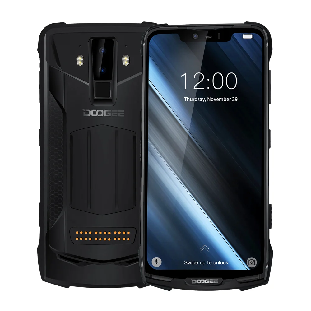 Doogee S90C Helio P70 Восьмиядерный модульный прочный мобильный телефон IP68 6,1" дисплей 4 Гб 64 Гб 5050 мАч 16 Мп+ 8 Мп Android 9,0 12V2A