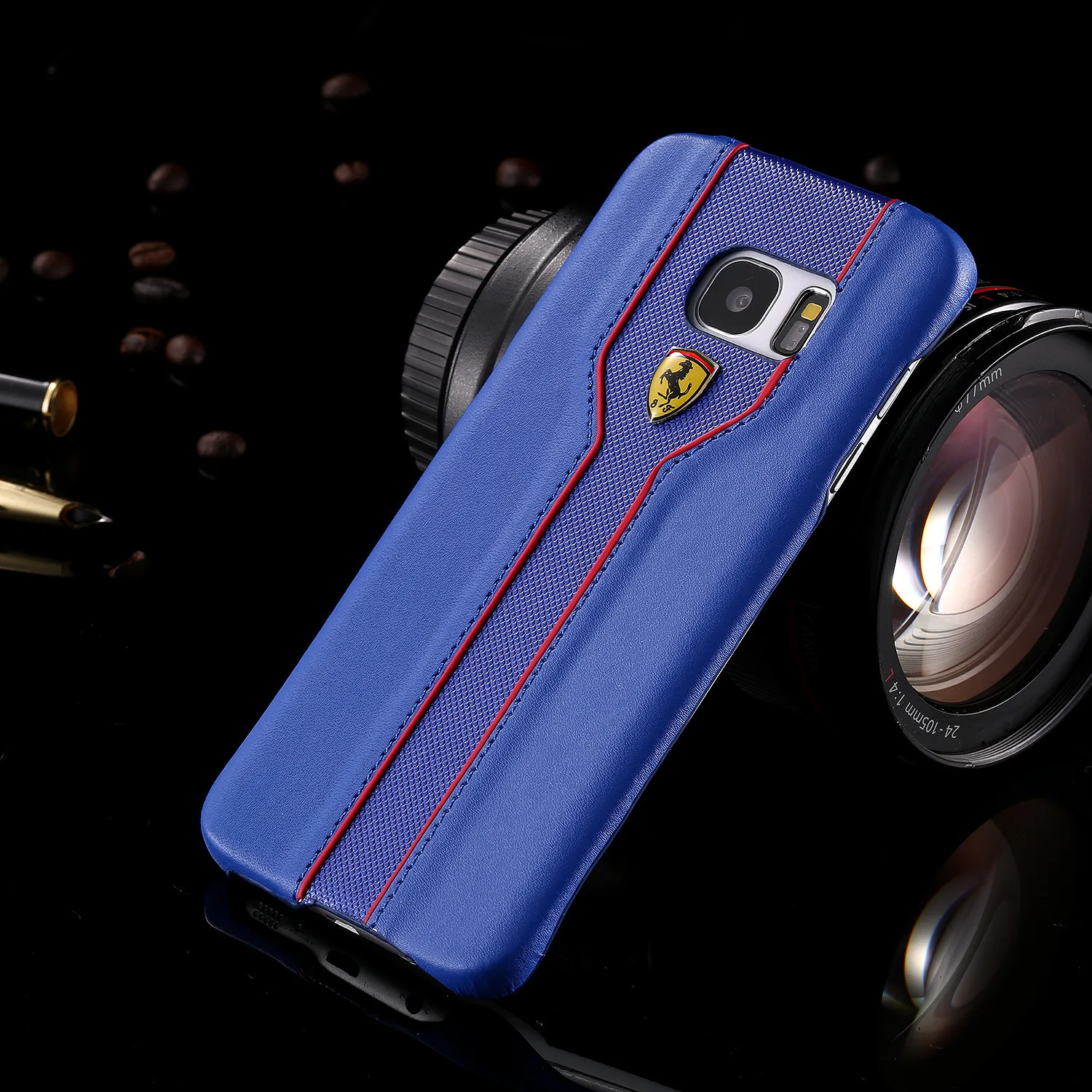 Автомобильный Креативный логотип супер-feel PU чехол для телефона для iPhone XS XR MAS 7 8 Plus для samsung Note8 S6 S7 S8 funda