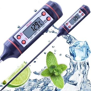 

Practical Electronic Digital Thermometer Portable Cooking BBQ Baking Meat Milk Temperature Sensor Household Kitchen Tools