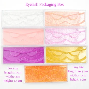 

visofree 10/20/30 Pieces lash boxes packaging makeup lashes false eyelashes glitter lash cases wholesale 3D mink lashes bulk