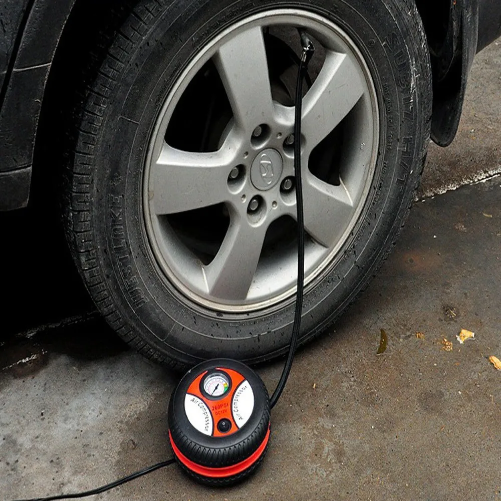 Автомобильный воздушный насос 260PSI DC 12V автоматический портативный Электрический
