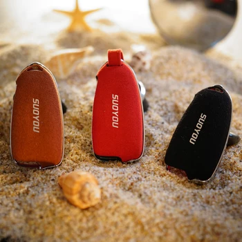 

Suede Leather Car Flip Key Fob Shell Cover Case For Ford C-Max S-Max Focus 3 MK2 MK3/Galaxy Mondeo Transit Fiesta Car Styling