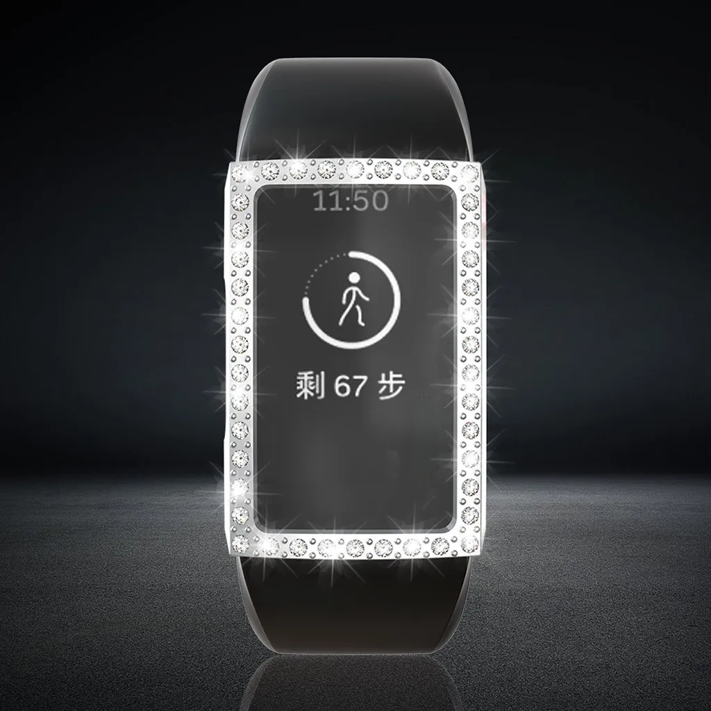 Ouhaobin чехол с бриллиантами для Fitbit charge 3, защитная крышка для экрана, чехол для часов для fitbit, сменный экран 809#2