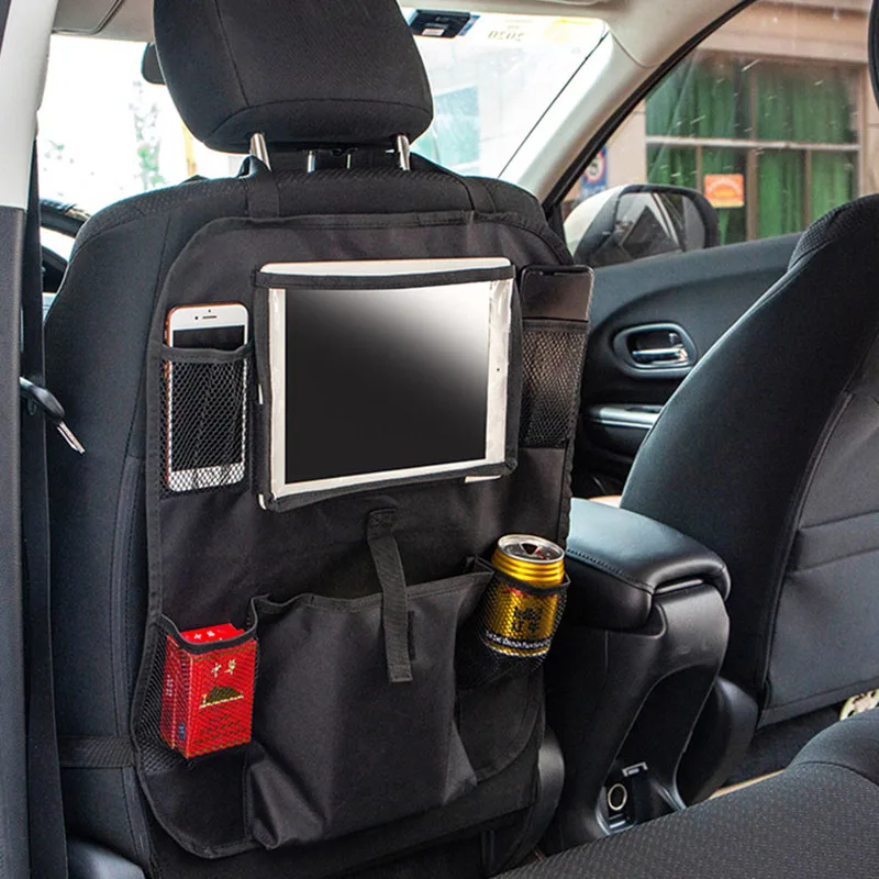 

Universal Car Seat Storage Bag Touch Screen Film Oxford organizer Truck Back Seat Chair Multi Pocket Auto Storage car-styling