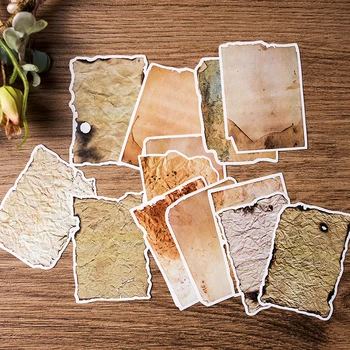 

Vintage do the old burning edge can write stickers DIY scrapbooking junk journal primer collage decorative stickers