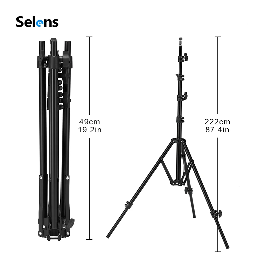 220cm luz tripé para estúdio de fotografia