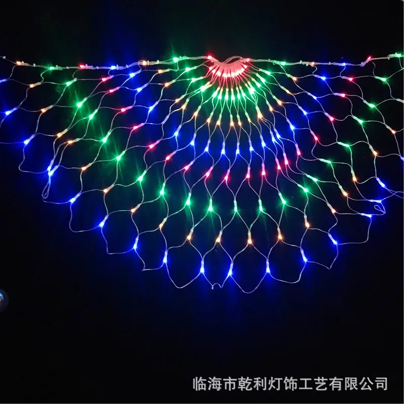 

Net Light LED Fishnet Lamp Semi-Circular Arc Liang-Hua Stars Lighting Chain Outdoor Waterproof Christmas Holiday Decorative Ligh