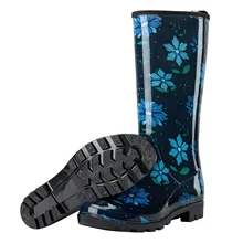 

HISEA Women Rain Boots Ladies Rubber Rainboots Walking Waterproof Shoes For Women Anti-slip Outsole Rain Shoes