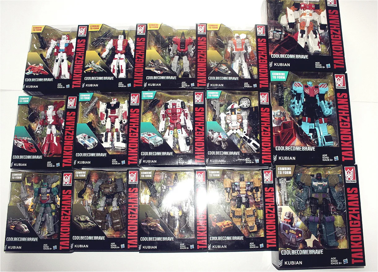 5 в 1 набор игрушек трансформеров Defensor & Bruticus Superion IDW|Игровые фигурки и