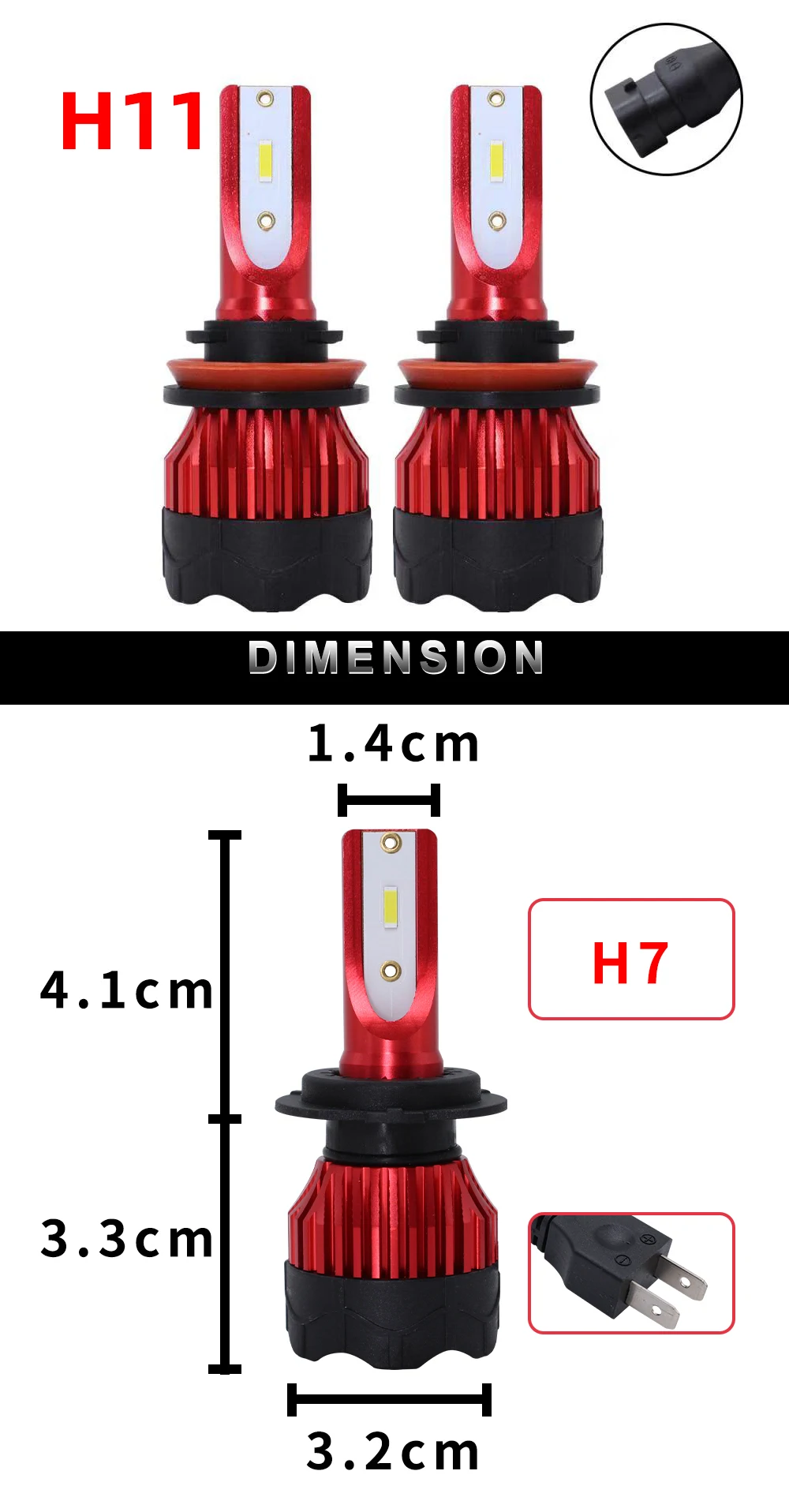 1 комплект H3 светодиодный H8 авто фары 9005 9006 H4 H13 H7 880 H27 9004 9007 H11 881 светодиодный H1 K5 55 Вт 6000LM 6000K Автомобильная Лампа