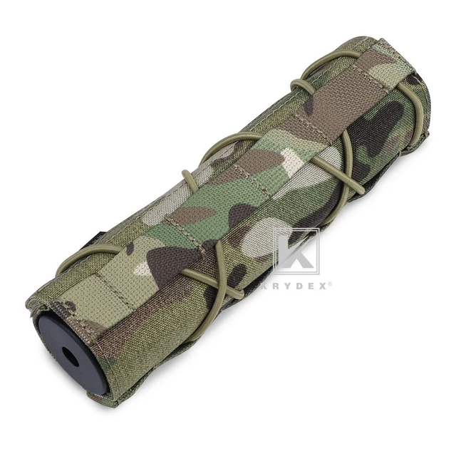 KRYDEX 18CM Muffler Protective Case Tactical Shooting Suppressor Nylon Silencer  Protector Cover For Surefire FA762K Accessory MC - AliExpress