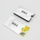 Funda protectora Anti Rfid para tarjetas de crédito, protector de aluminio NFC para tarjetas de crédito, de alta calidad, 10 unidades