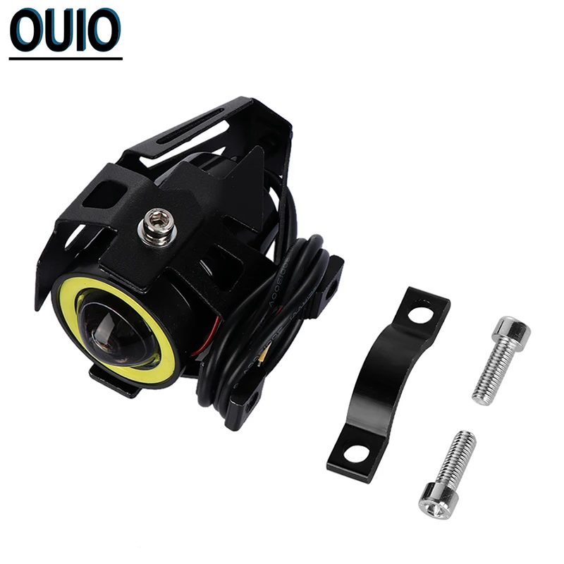 2 шт. водить мотоцикл головной светильник 125W U7 Мини Ангел глаз лампы Скутер