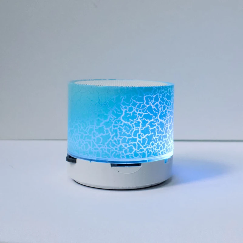 blue Bluetooth динамик мини беспроводной громкий динамик музыка стерео динамик мини светодиодный динамик светодиодный TF USB Сабвуфер аудио музыкальный плеер - Цвет: blue