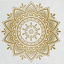 Мандала золото Съемная крутая Мода креативные наклейки на стену гостиная спальня детская комната фон MUA3185