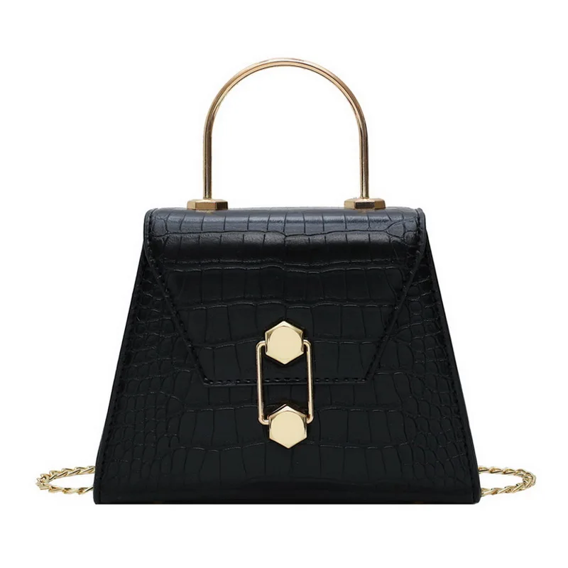 

Puimentiua Stone Pattern Leather Crossbody Bags For Women 2020 Small Totes Designer Handbags Chain Shoulder Messenger Bag Purses