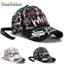 RoxCober модная бейсболка с граффити Snapback шляпа Хип Хоп Кепка с регулировкой размера головные уборы для мужчин и женщин вышивка на кепке hombre шапки