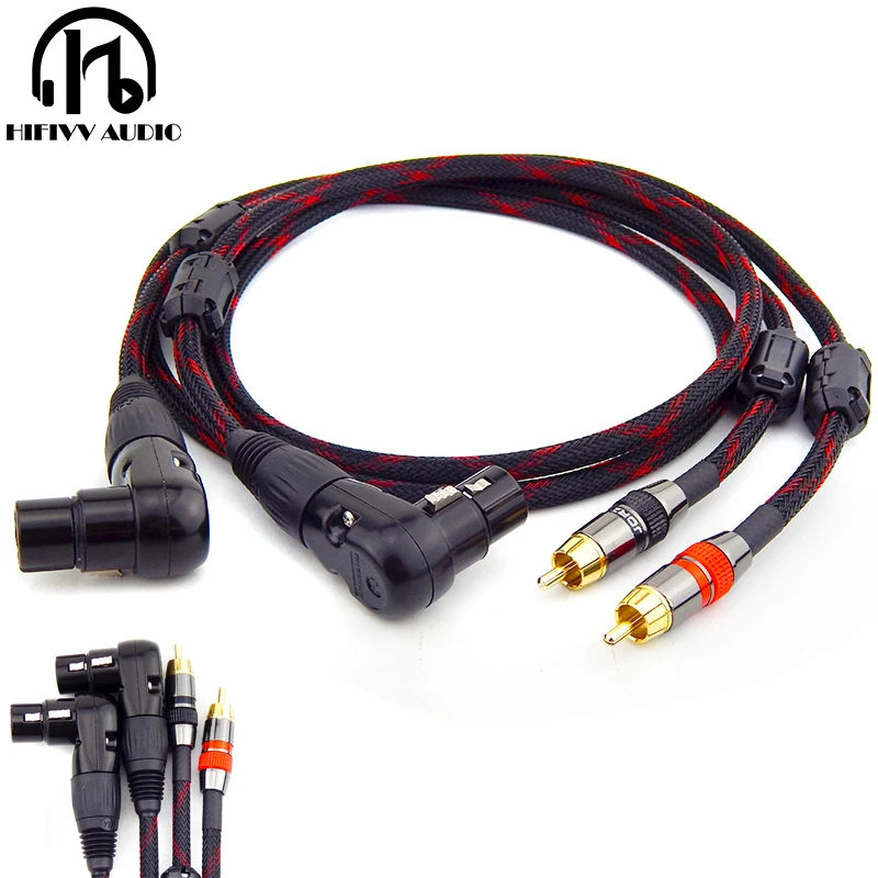 Hifi Xlr To Rca Cable Xlr Cable Karaoke Microphone Sound Cannon Cable