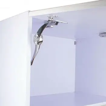 

Folding Support Rod Adjustable Stop Stays Door Lift Up Door Cupboard Furniture Hinge Support Hinges Kitchen Cabinet U7C4