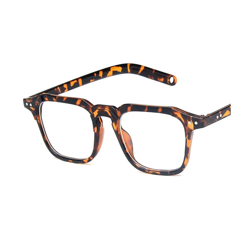 

2020 Fashion Women Transparent Glasses Frame Retro Clear Mirrors Square Computer Eyeglasses Vintage Nerd Optical Spectacle Frame