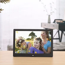 1" светодиодный цифровой фоторамка сенсорная клавиша Поддержка автоматического воспроизведения нескольких языков альбом дисплей изображение MP4 видео MP3 звуковые часы календарь