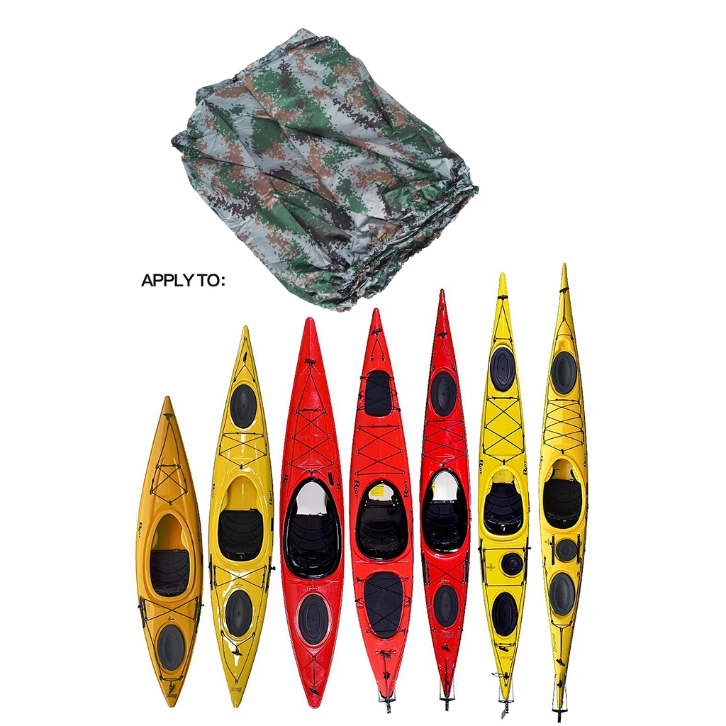 UV Protection Waterproof Kayak Canoe Boat Storage Cover Transport Protector