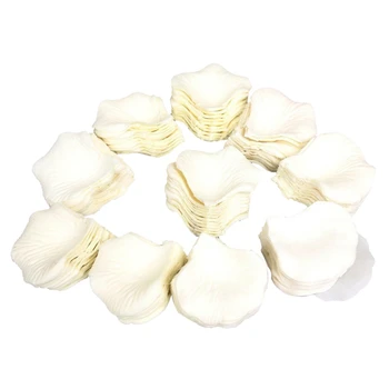 

1000X Silk Rose Petals for Wedding Party Decoration Confetti Beige