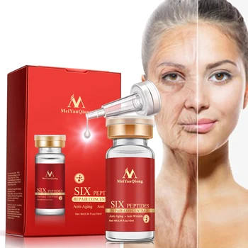 

Meiyanqiong Argirelines Six Peptides face serum essence anti againg wrinkle skin repair whitening Hyaluronic Acid MY025