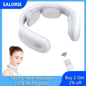 

Remote Smart Neck Massage Cervical Vertebra Massager Back Neck Shoulder Body Massage Muscle Stimulator Relaxation Pain Relief