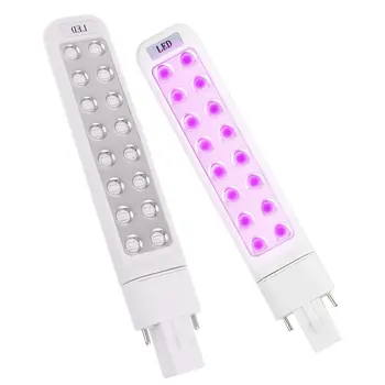 

Nail Dryers LED Light Bulb 9W Manicure Gel UV+LED Light Lamp Nail Bulb Bar Nail Dryer Tube Replacement Tools