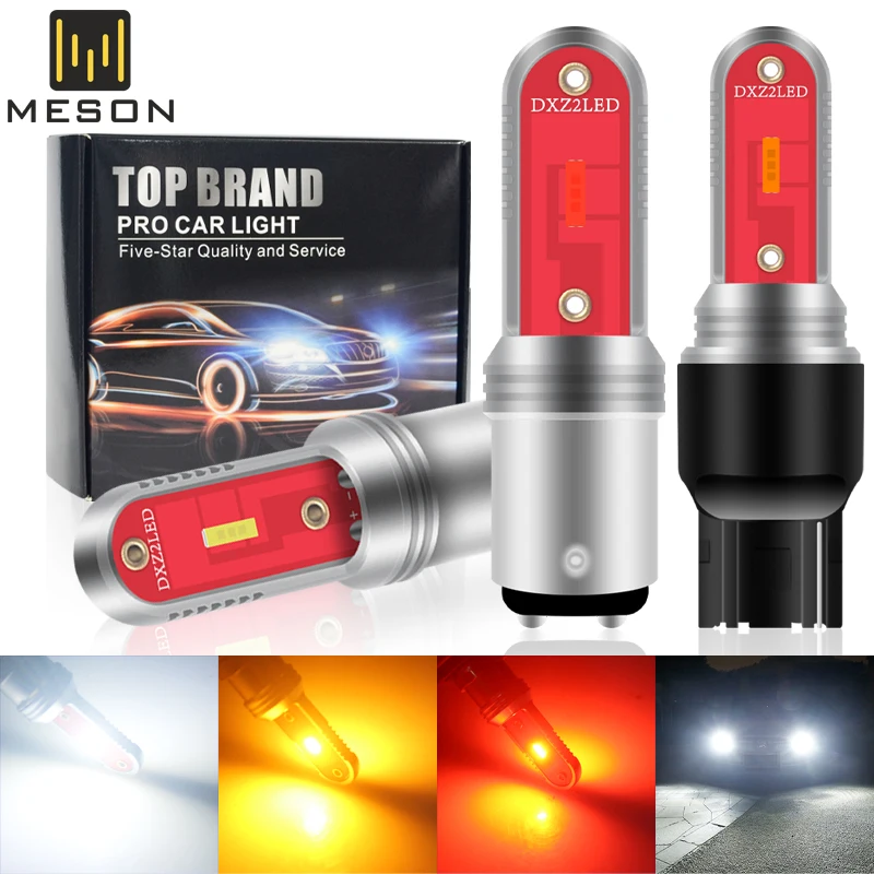 

2PC BA15S 1156 P2W T20 LED 7443 1157 BAY15D LED Car Light Bulb 7440 W21W BAU15S Auto Signal Lamp Turn Signal Light Super Bright