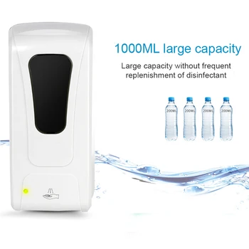 

Automatic Soap Dispenser Touchless Wall Mounted Motion Sensor Smart Sprayer for Restaurants Home Public 1000ml L9