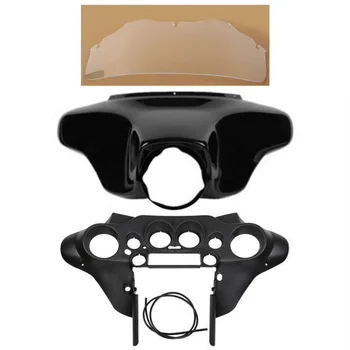 

Motorcycle Batwing Fairing 8" Smoke Windshield For Harley Touring Road King Electra Gilde Street Glide 1996-2013