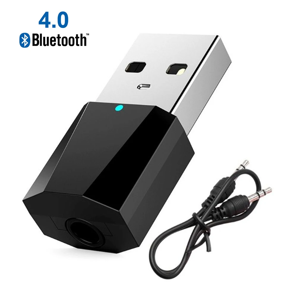 Bluetooth Receiver Portable Stereo Audio 4.0 Wireless USB Adapter For TV PC Computer to Bluetooth Headphones/Speakers