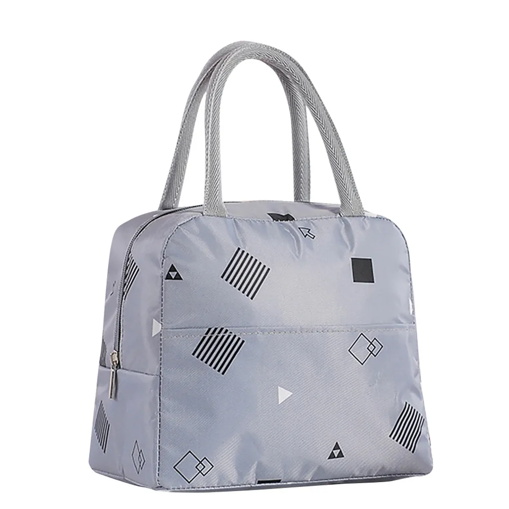Maison Fabre 1PCs New Fresh Oxford Lunch Bags Insulation Cold Thickened Waterproof  Waterproof  Leisure Bags Cute Tote Bag 904
