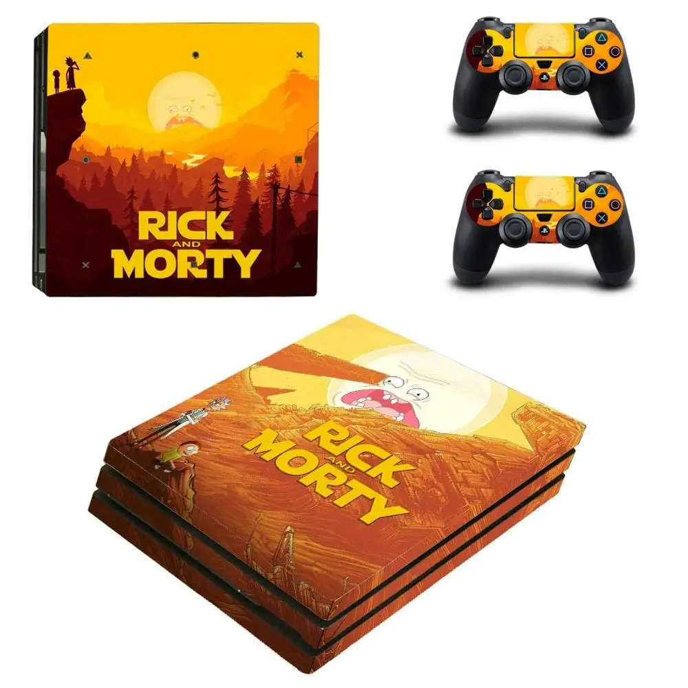 Рик и Морти PS4 Pro sticker s Play station 4 наклейки для кожи наклейки для playstation 4 PS4 Pro консоль и контроллер Skins